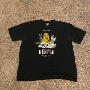 Black streetwear t shirt